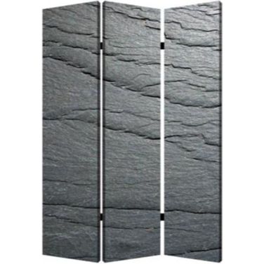 Homeroots Multi Color Wood Canvas Black Slate Screen 274661