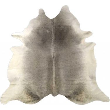 Natural Grey Brindled Cowhide Rug - 6'6"