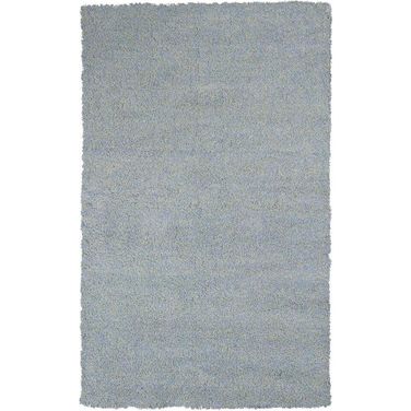 Homeroots Polyester Blue Heather Area Rug 350538