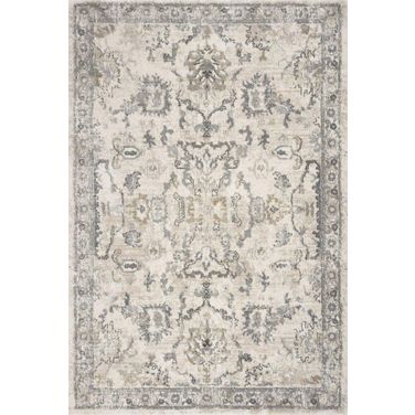 Polypropylene Ivory Farrah Area Rug - 3' x 5'