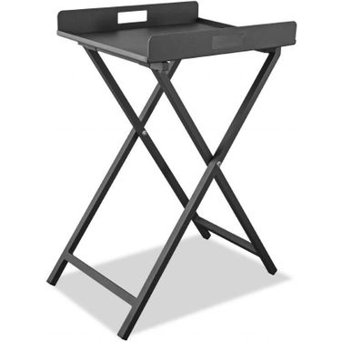 Homeroots Powder Aluminum Side Table 372274
