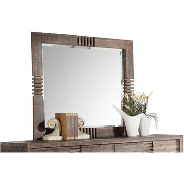 Homeroots Reclaimed Oak Mirror
