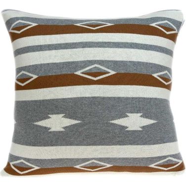 Homeroots Southwest Tan Cotton Pillow Cover With Poly Insert