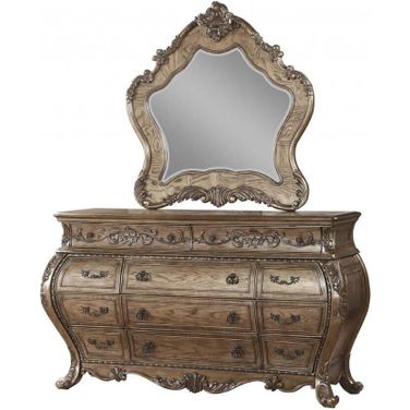 Homeroots Vintage Oak Wood Dresser