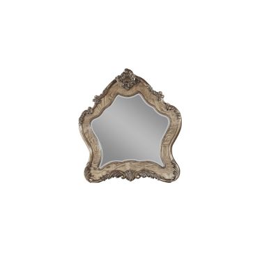 Homeroots Vintage Oak Wood Mirror