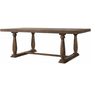 Homeroots Weathered Oak Dining Table