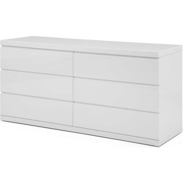 Homeroots White Double Dresser Ex Tension 370684