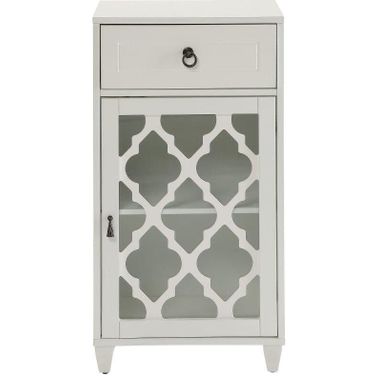 Homeroots White Floor Cabinet