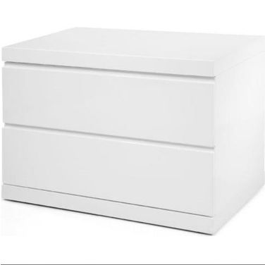 Homeroots White Nightstand 370734