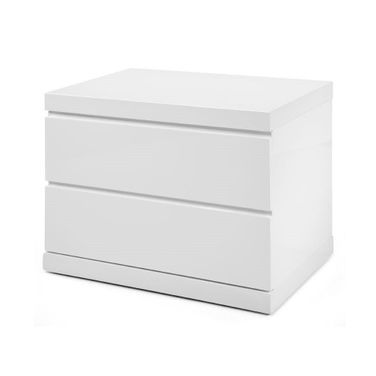 Homeroots White Nightstand 370736