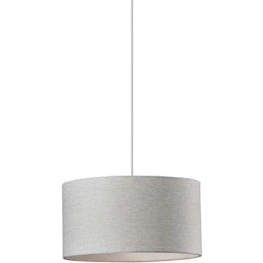 Homeroots White Shade Drum Pendant