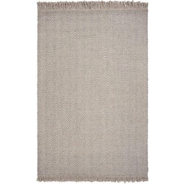 Wool Oatmeal Area Rug - 8' x 10'