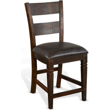 Homestead Ladderback Barstool Set of 2 In Tobacco