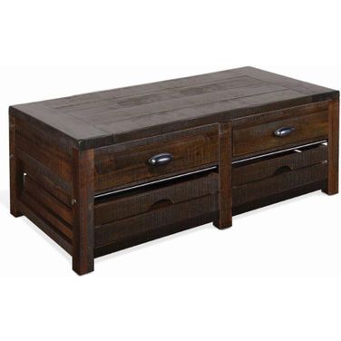 Homestead Coffee Table In Dark Brown