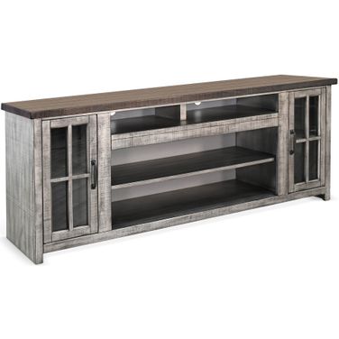 Homestead Hills Media Console In Grey