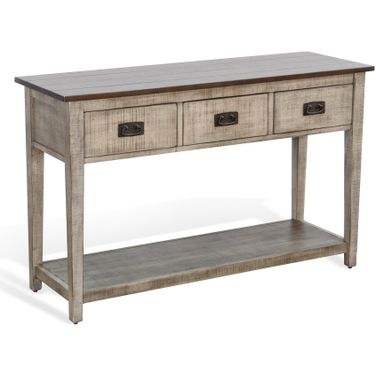 Homestead Hills Sofa Table In Grey