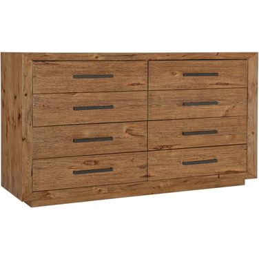 Hooker Furniture Big Sky 8-Drawer Dresser In Medium Wood
