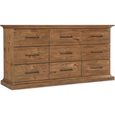 chinese dress ladies 16 Deep Drawers Large Dresser, Tall Dresser for Bedroom, Brown Double Dresser, Chest of Drawers for Closet, Highboy, White main image 1