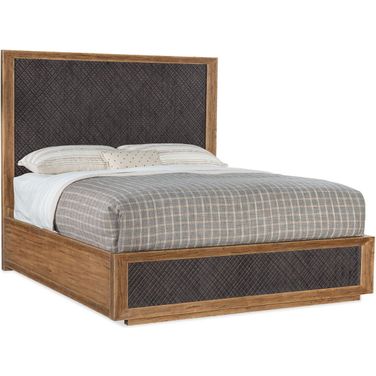 Hooker Furniture Big Sky California King Panel Bed In Medium Wood