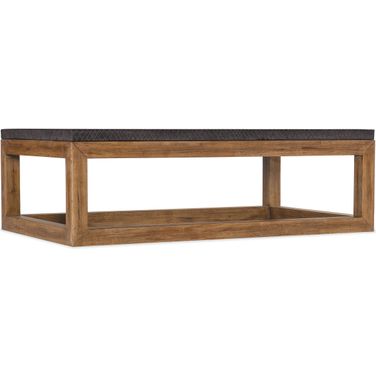 Hooker Furniture Big Sky Cocktail Table In Medium Wood