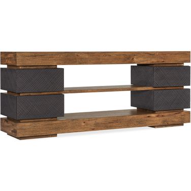 Hooker Furniture Big Sky Entertainment Console In Gray