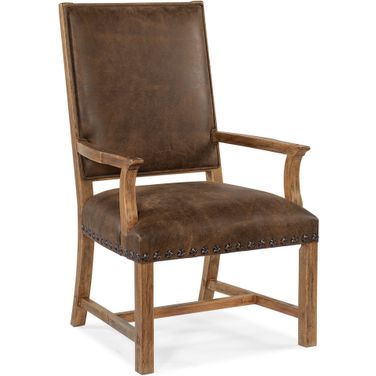 Hooker Furniture Big Sky Host Chair In Brown Set of 2