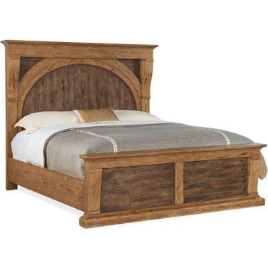 Hooker Furniture Big Sky King Corbel Bed In Medium Wood