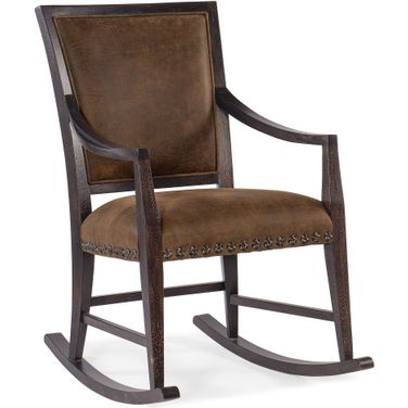 Hooker Furniture Big Sky Rocking Chair In Brown