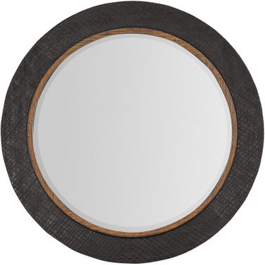 Hooker Furniture Big Sky Round Accent Mirror In Gray