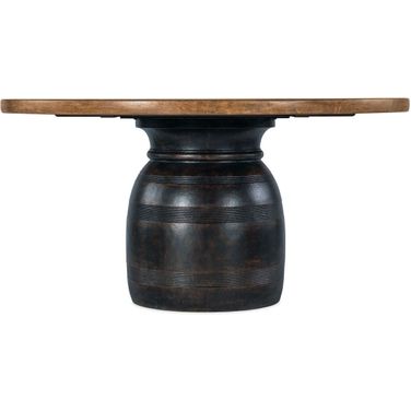 Hooker Furniture Big Sky Round Dining Table In Medium Wood