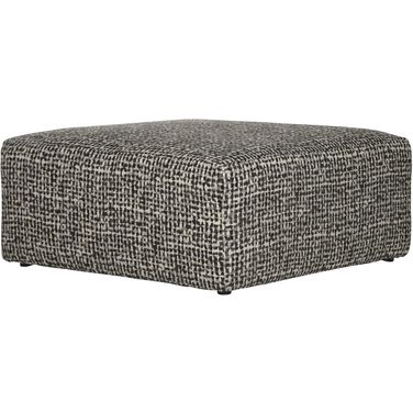 Hooten Cocktail Ottoman In Dark Grey