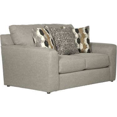 Hooten Loveseat In Nickel