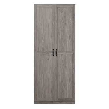Hopkins Storage Closet with 7 Shelves In Grey