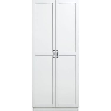 Hopkins Storage Closet with 7 Shelves In White