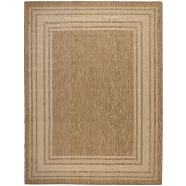 Horizon 10' x 14' Indoor Outdoor Modern Rug In Natural
