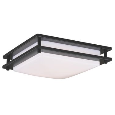 Horizon 12 Inch LED Flush Mount Ceiling Light In Oil Burnished Bronze