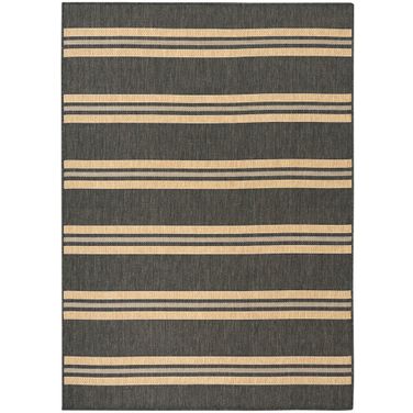 Horizon 6' x 9' Indoor Outdoor Modern Rug In Charcoal
