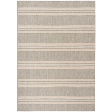 Horizon 6' x 9' Indoor Outdoor Modern Rug In Grey
