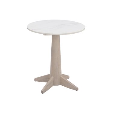 Horizons End Table In White