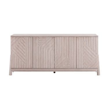 Horizons Server In Cerused White Oak