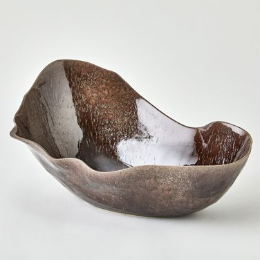 Horn Large Reactive Amethyst Bowl In Purple