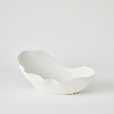 Horn Medium Bowl In Matte White