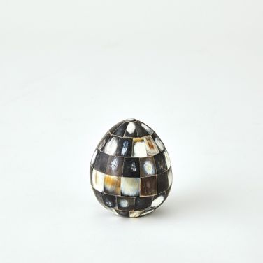 Horn Small Egg In Black