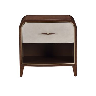 Houston 1-Drawer Nightstand In Walnut