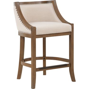 Houston 26 Inch Stool In Warm Brown
