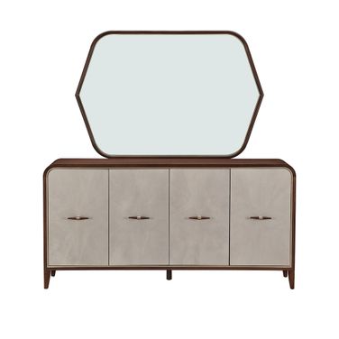 Houston Sideboard with Mirror In Walnut
