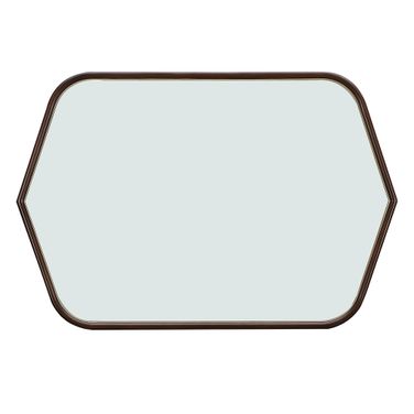 Houston Wall Mirror In Walnut
