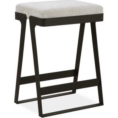 Hover Iron Counter Stool In Black and White