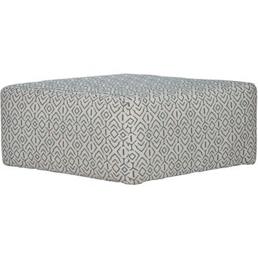 Howell Cocktail Ottoman In Aqua