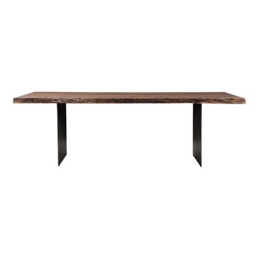Howell Wood Smoked And Gunmetal Dining Table